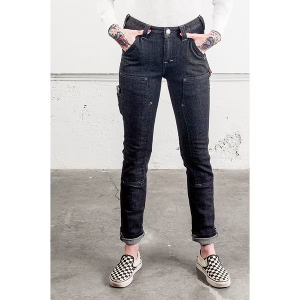 Maven Slim - Heathered Black Denim 12x32, Dovetail Workwear, Mfr#: DWF18P1D-001-12x32